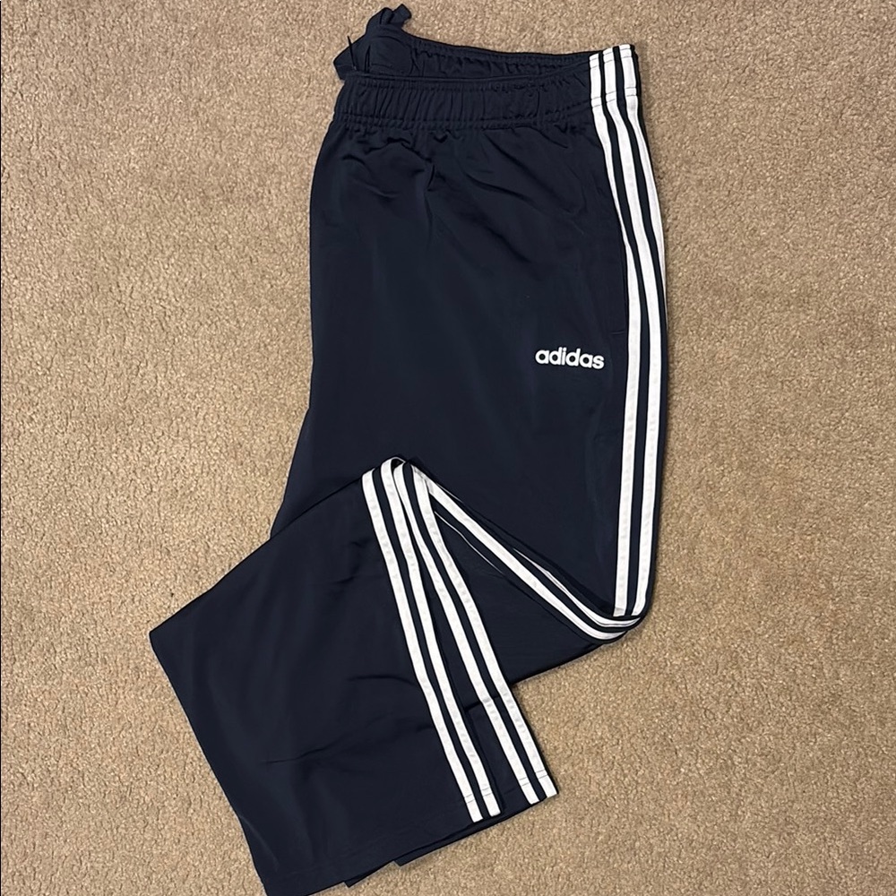 Adidas Navy Track Pants (tall)